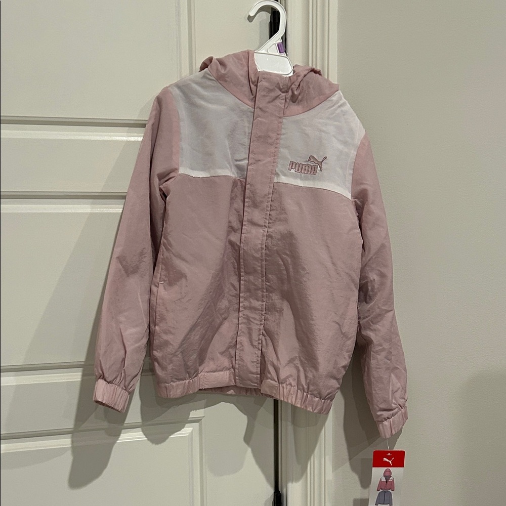 NWT Puma 2 Piece Set Windbreaker & Microfleece Zip-Up
